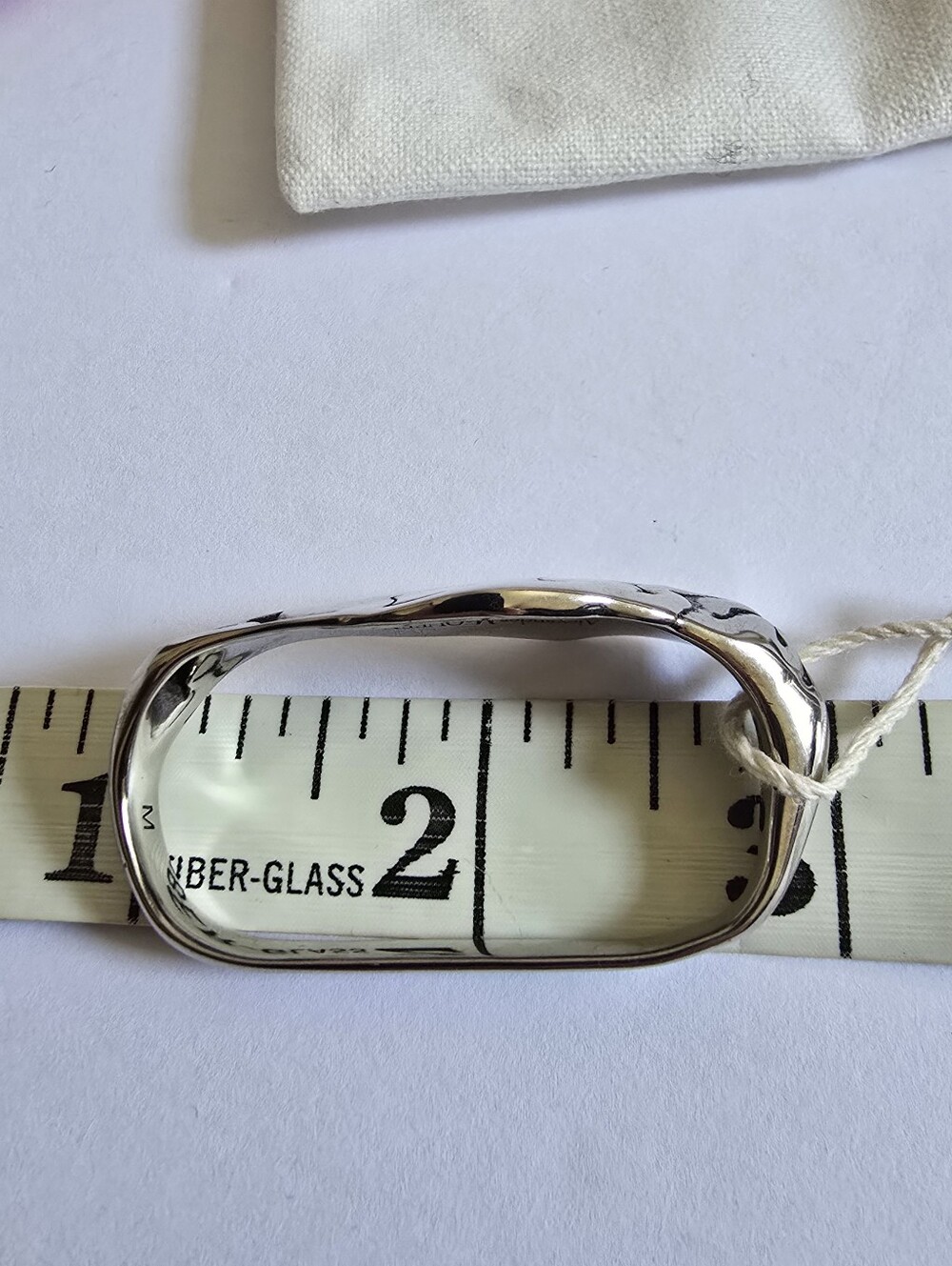 Alexander McQueen Men's Ring Silver Size M - Picture 6 of 8